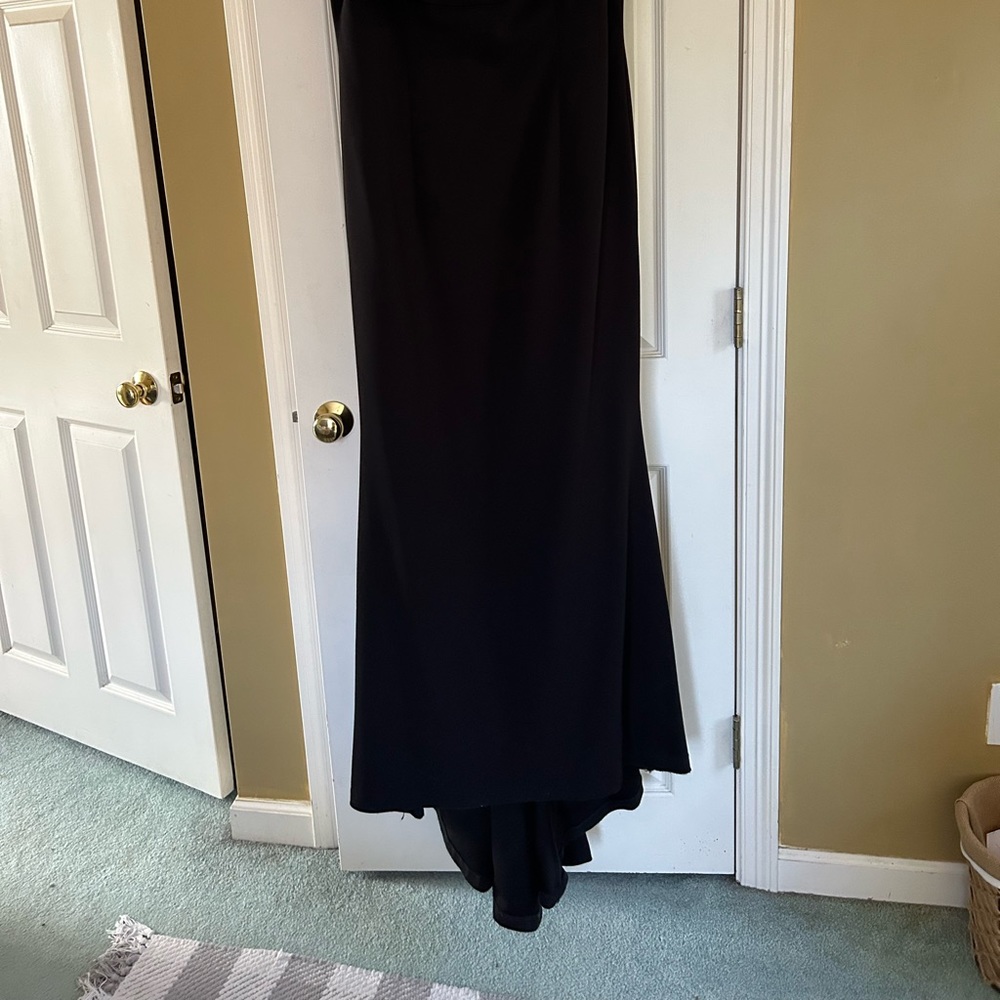 Mother of the bride black dress